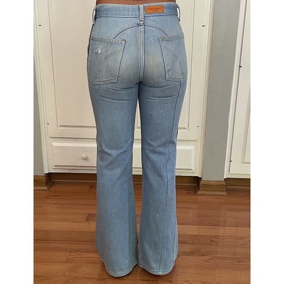 Vintage Farah Women's Jeans Wide Leg - Picture 4 of 16